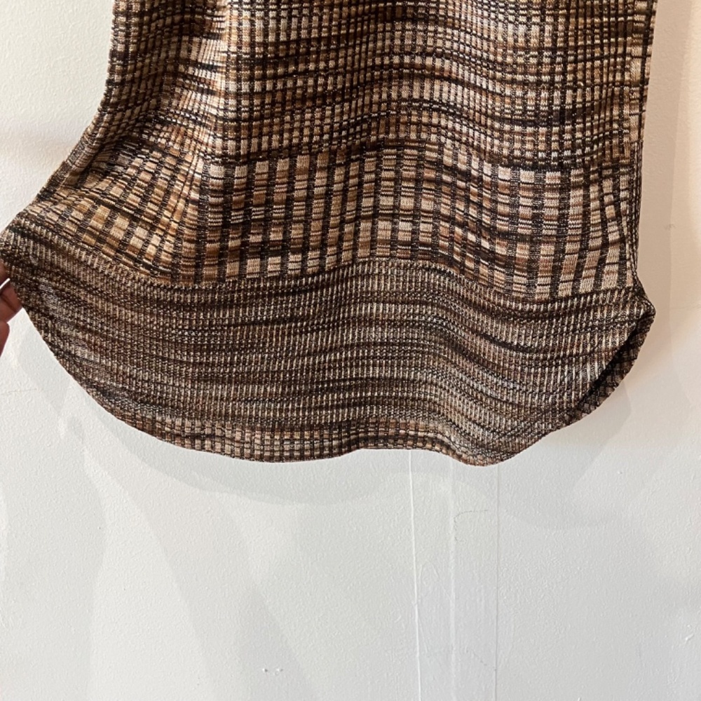 Ecote earth and metallic gold racer back dress - Picture 9 of 9